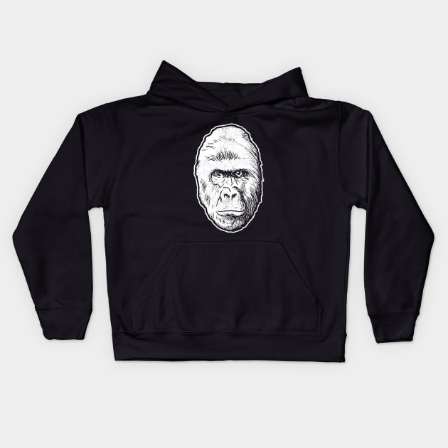 Harambe The Gorilla Kids Hoodie by dumbshirts